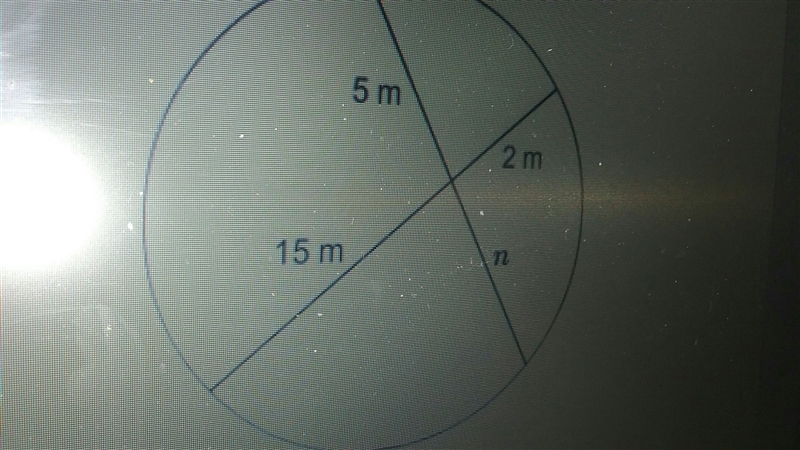 What is the value of n enter your answer in the Box-example-1