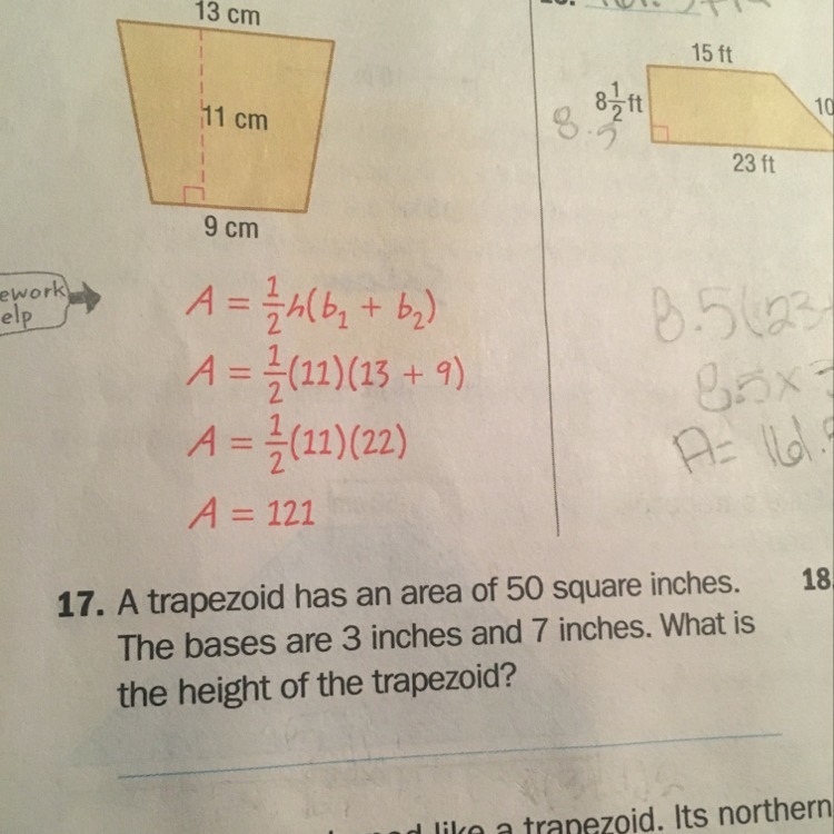 What is the answer to number 17-example-1