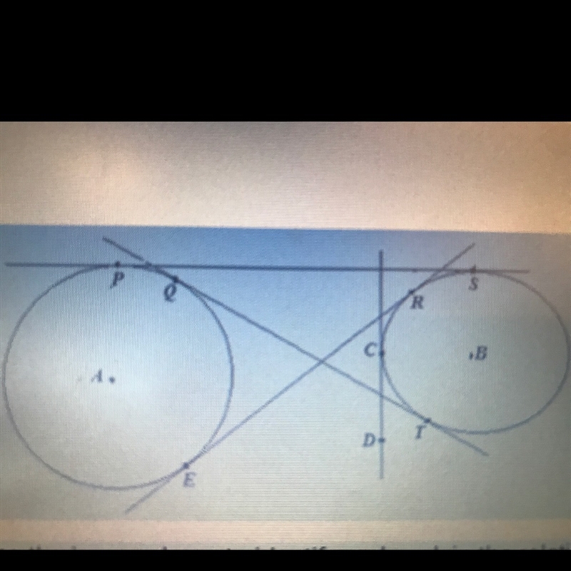 Use the image above to identify and explain the relationship between the segments-example-1