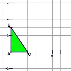 What is the slope of a line PARALLEL to the graph? A) -3 B) 0 C) 3 D)- 1/3 If ΔABC-example-2