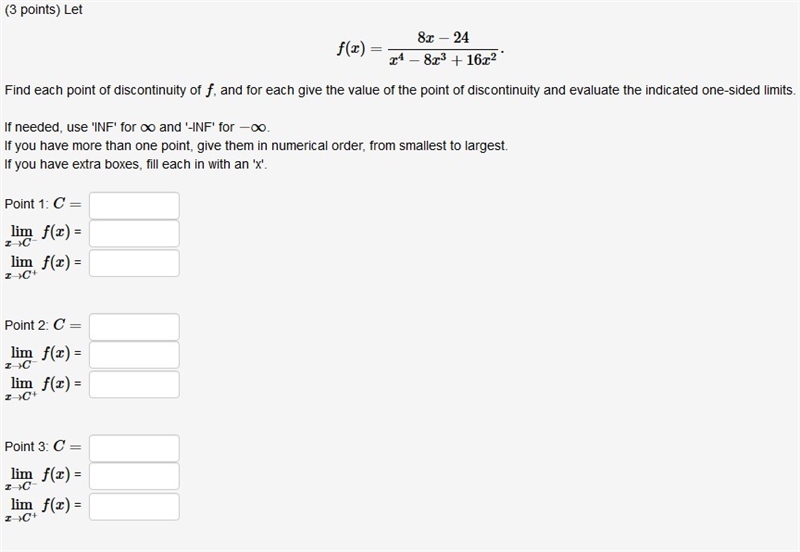 Need help solving these 4 continuous functions/limits problems. Even help with just-example-2