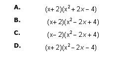 How would the expression x^3+8 be written using Sum of Cubes?-example-1