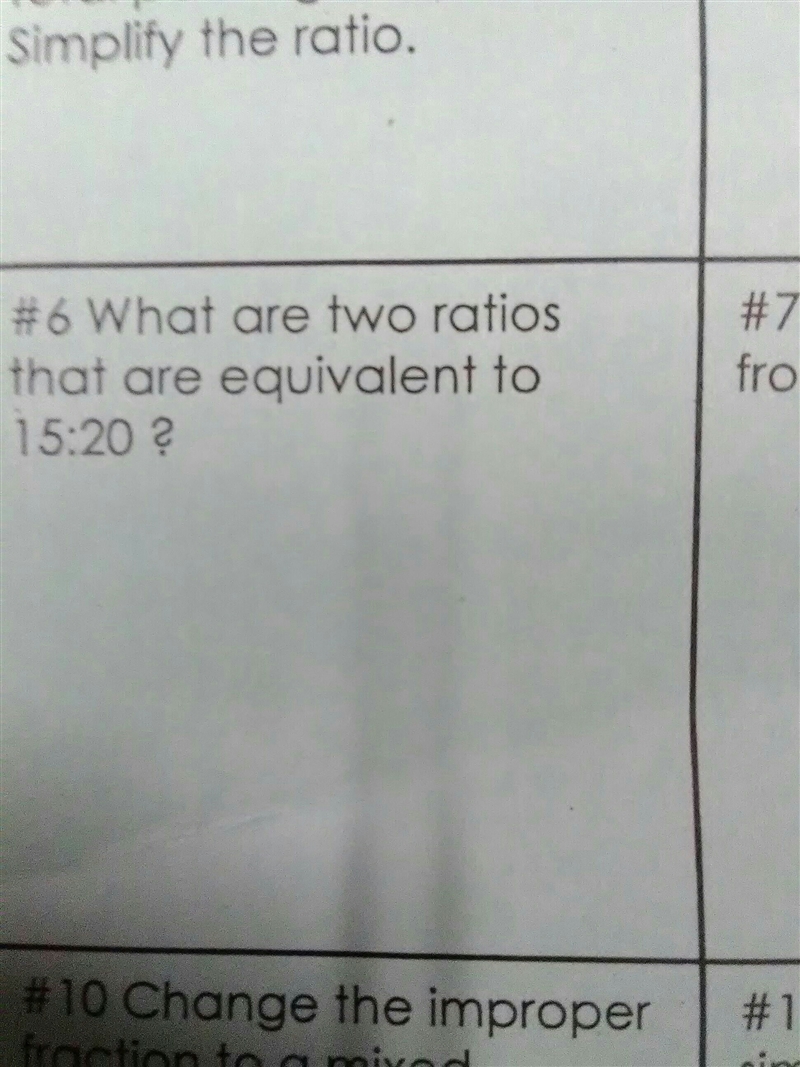 What are two ratios that are equivalent to 15/20-example-1