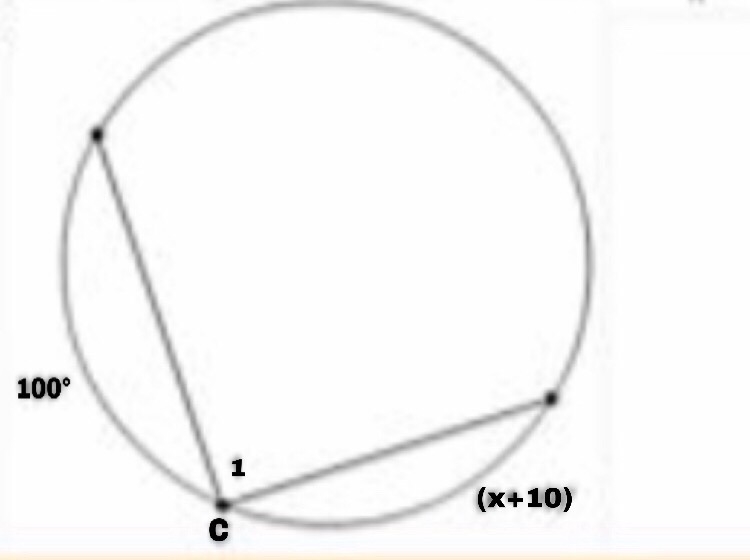 For what value of x does m 1=90°?-example-1