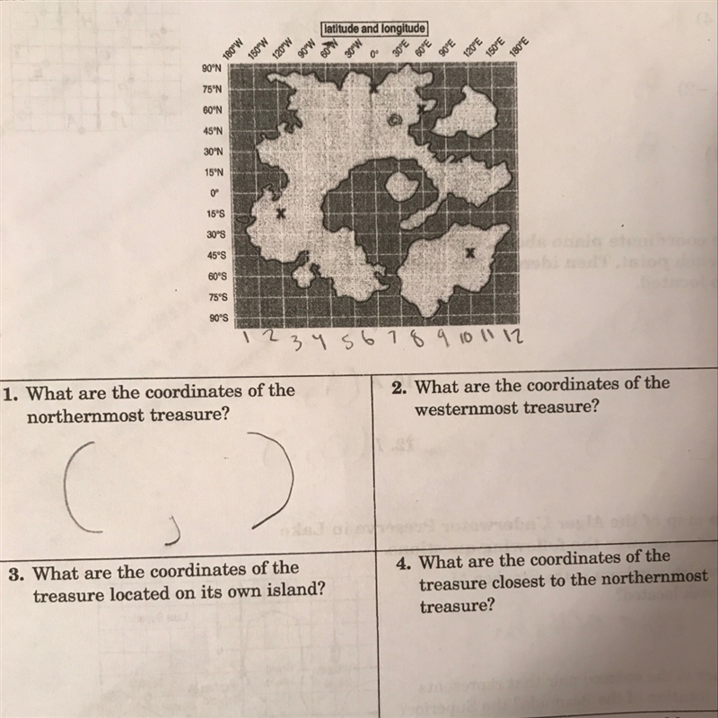 Need answers for questions 1-4. Will give brainless!!-example-1