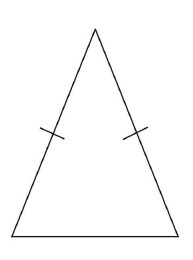 What type of triangle is shown in the figure? A. Right B. Scalene C. Equilateral D-example-1