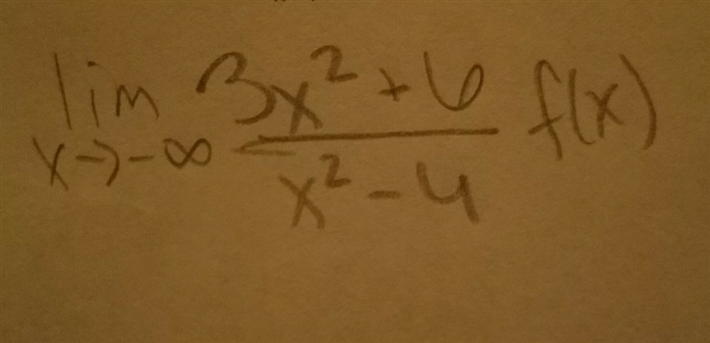 What is the limit of f (×) as x approaches - infinty-example-1