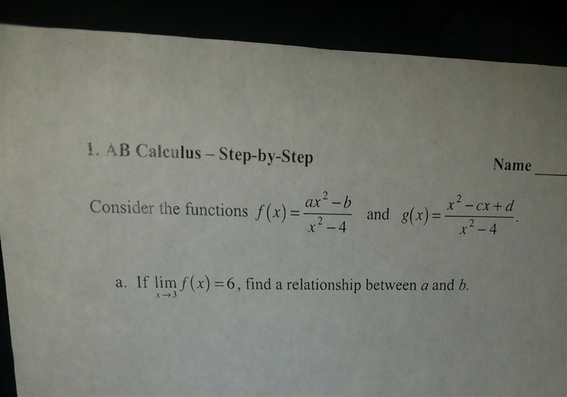 What is the relationship between a and b-example-1