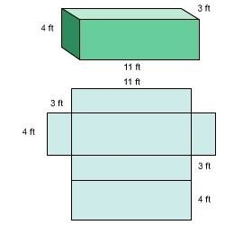 Look at this prism and its net. What is the surface area of this rectangular prism-example-1