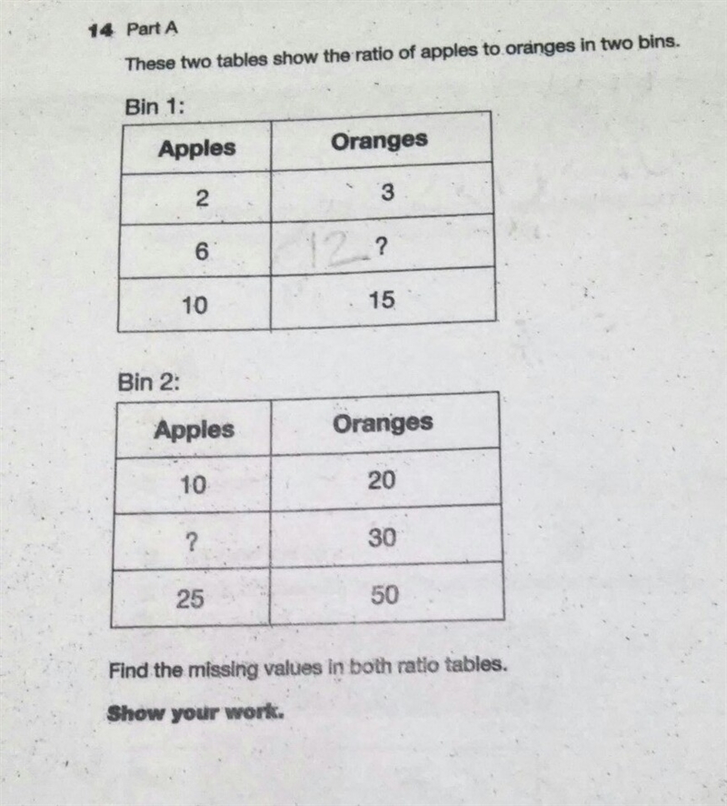 15.) Part B: Louise brought the number of oranges that you found from Part A in Bin-example-1