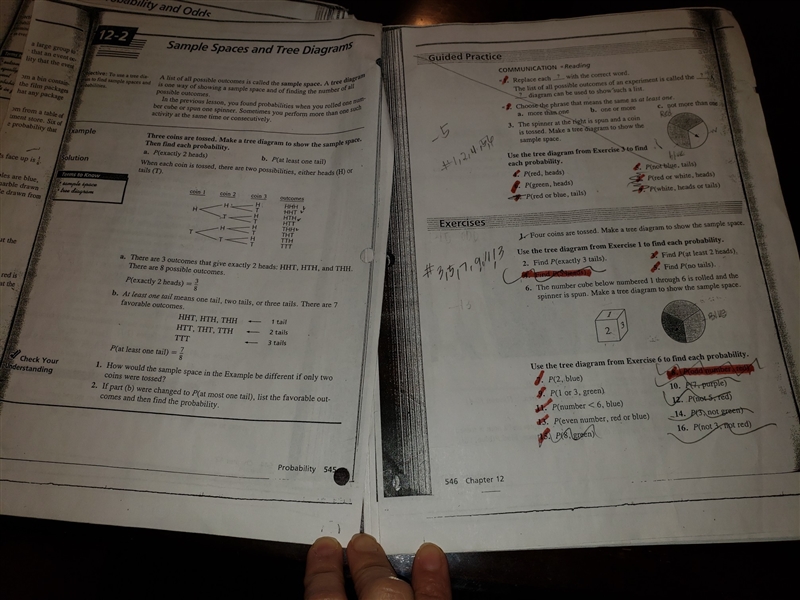 Need help with Probability questions 3, 4 and 5 please? Thanks in advance!-example-1