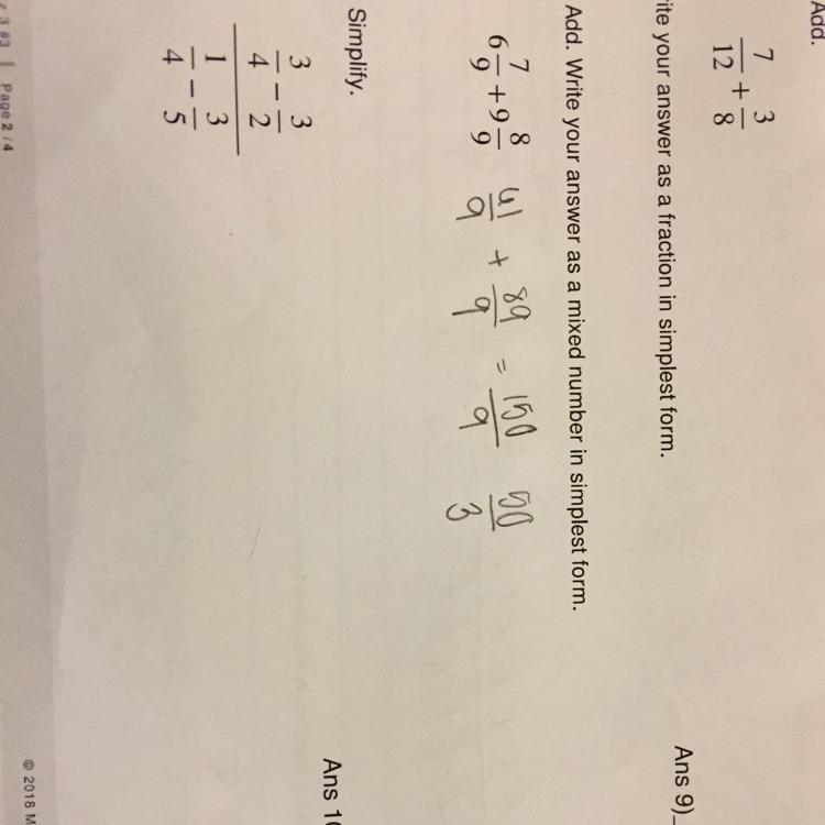 I wonder if I did #9 right and I’m having trouble with #10-example-1