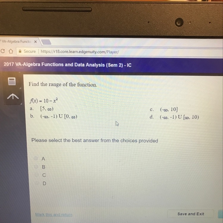 Algebra Functions and Data Analysis-example-1