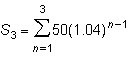 Sam takes a job with a starting salary of $50,000 for the first year. He earns a 4% increase-example-1