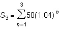 Sam takes a job with a starting salary of $50,000 for the first year. He earns a 4% increase-example-2