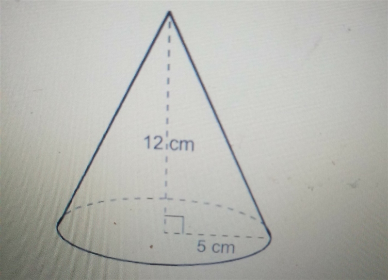 What is the total surface area of the cone?-example-1