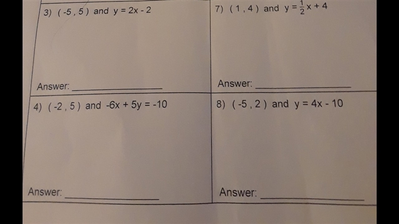 find the equation of the line passing through the given point and perpendicular to-example-1