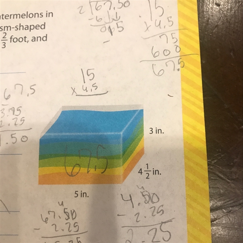 The glass container shown is filled to a height of 2.25 inches. What percentage of-example-1