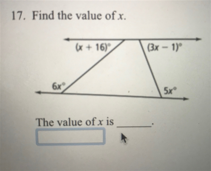 Find the value of X, please explain!-example-1