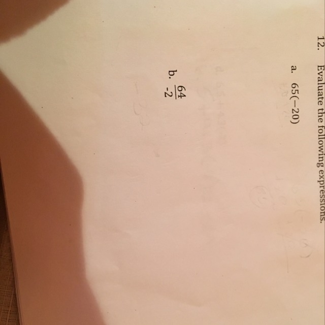 What is 65(-20) equals and the other one-example-1