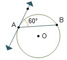 Which circle shows that measures 60°? im thinking its a or c but im not exactly sure-example-2