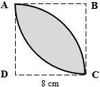 help, i know the perimeter is 8pi:The following three shapes are based only on squares-example-1