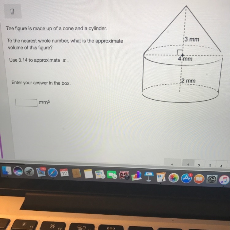 the figure is made of up of a cone and a cylinder, to the nearest whole number what-example-1