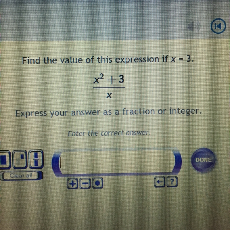 Find the value of this expression if x=3 #Algebra2-example-1