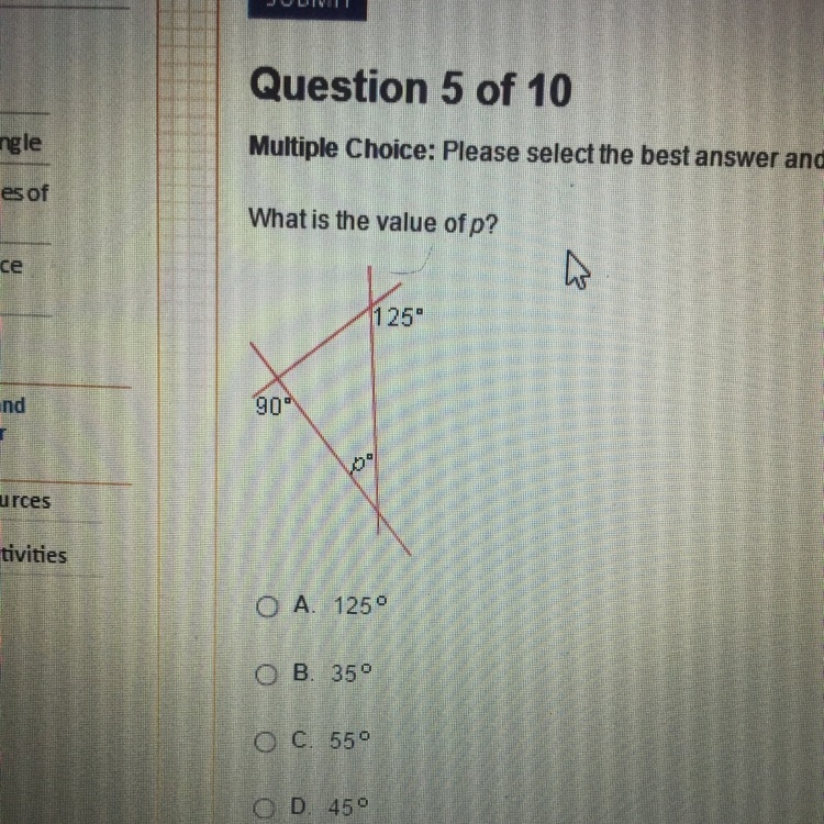 What is the value of P? (Need help )-example-1