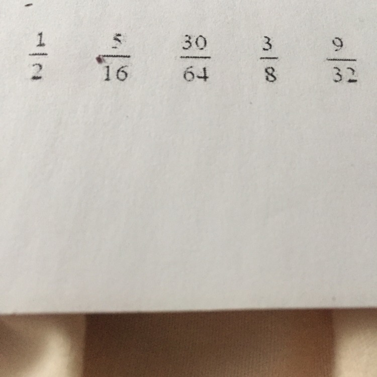 Can someone plz help? Ordering fractions Least to greatest-example-1