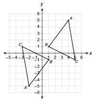 ∆ABC ≅ ∆A'B'C' because you can rotate the pre-image 180°about the origin and translating-example-1