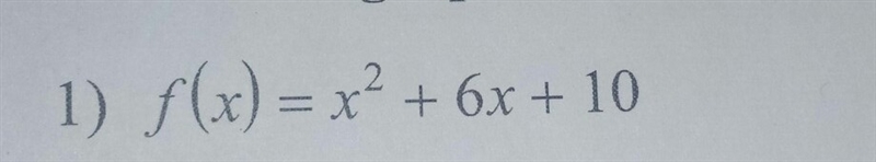 Find vertex of f(x)=x^2+6x+10-example-1