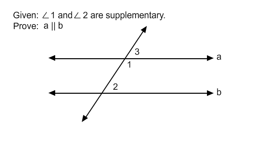 Proof: Its is given that ∠1 and ∠2 are supplementary. ∠1 and ∠3 are also supplementary-example-1