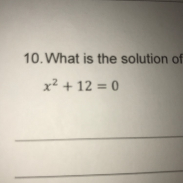 What is the solution of the equation over the complex numbers-example-1