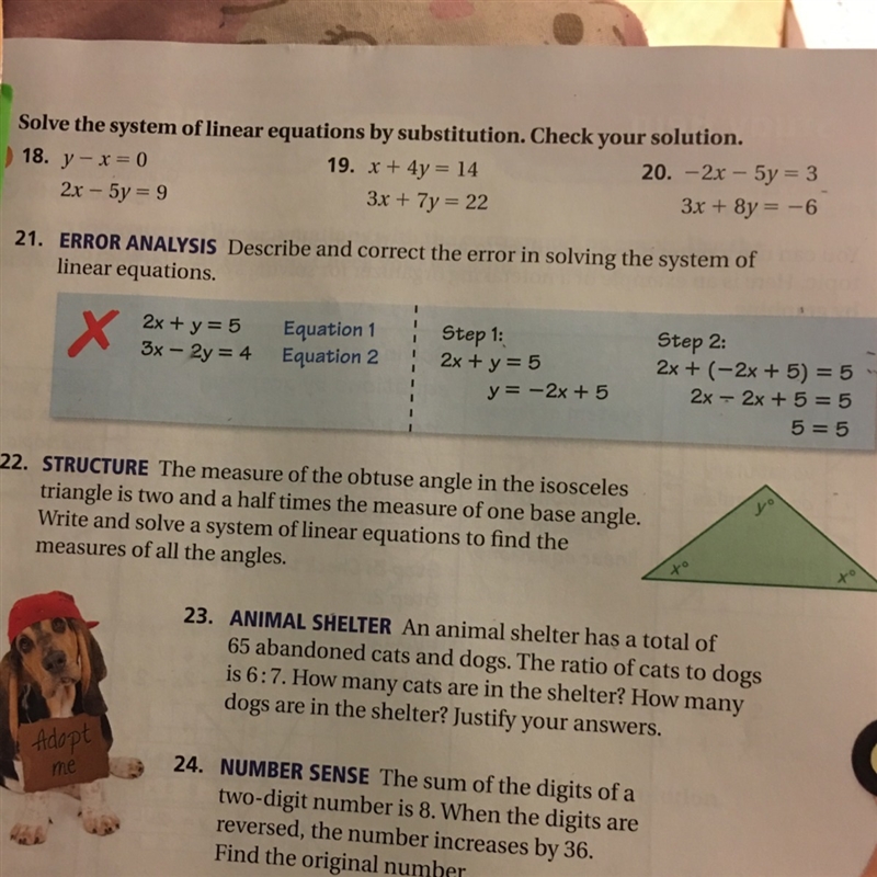 Can you please help me solve 18 and 21 please?-example-1