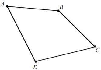 The figure represents a ABCD irregular quadrilateral. Determine the coords of the-example-1