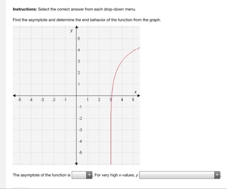 X=2 X=-2 X=3 X=-3 Moves toward negative infinity Moves toward the horizontal asymptote-example-1