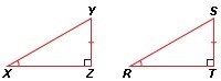 HELP PLEASE!!! Based on the information marked in the diagram, XYZ and RST must be-example-1