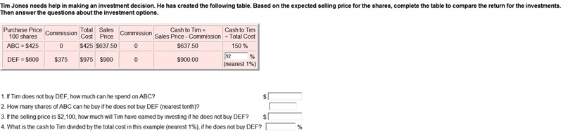 Please Help! This is about investments.-example-1