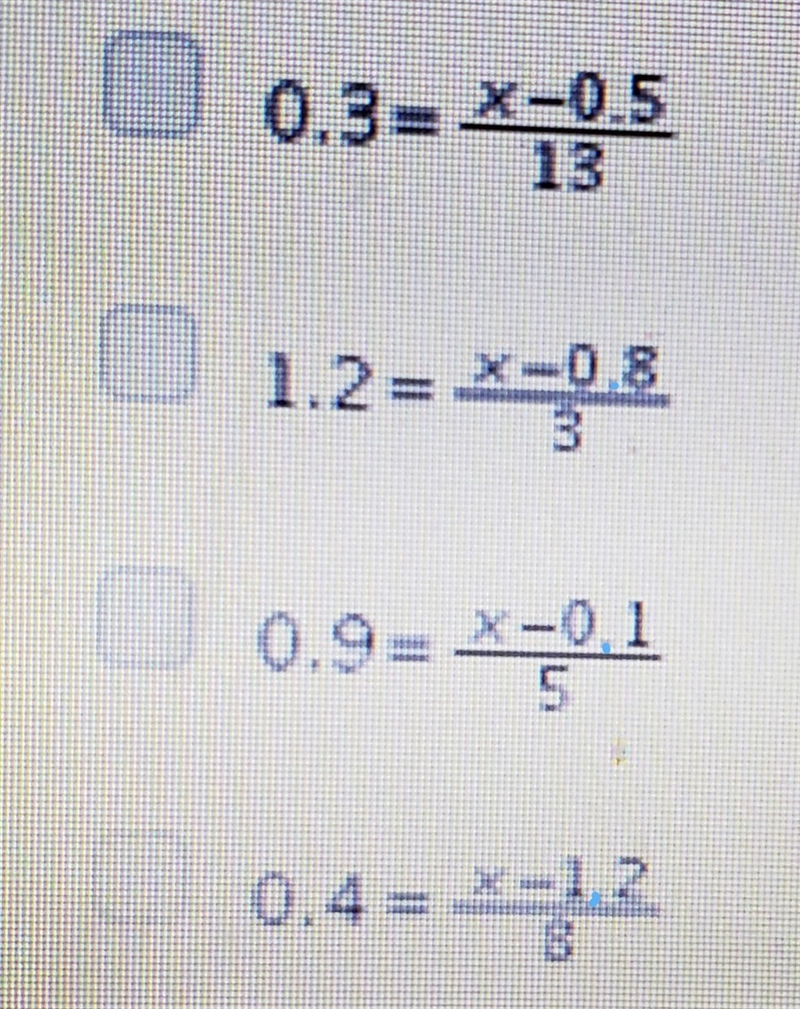 Which equations have the same solution? choose all answers that are correct.-example-1