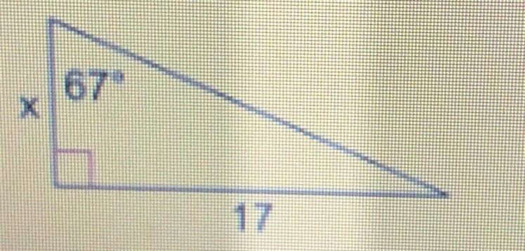 Find the missing side, round to the nearest tenth.-example-1