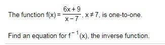 Find an equation for the inverse function-example-1