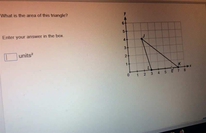 Please I need your help desperately what is the area of this triangle? See attached-example-1