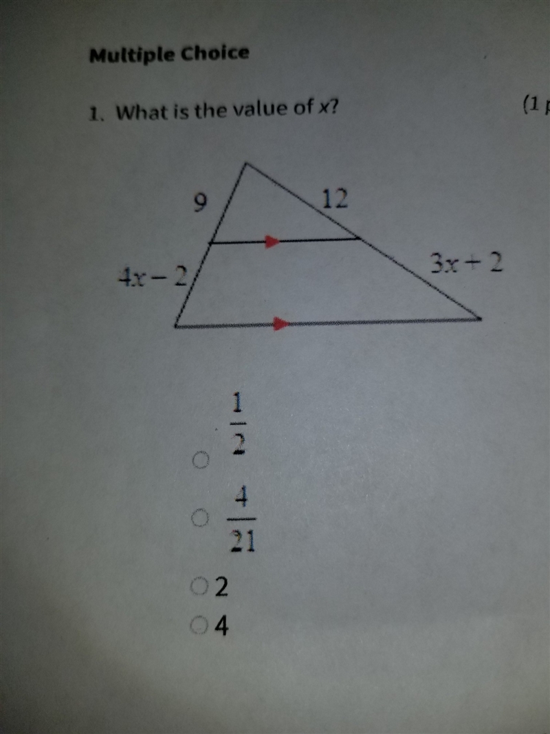 What is the value x?-example-1