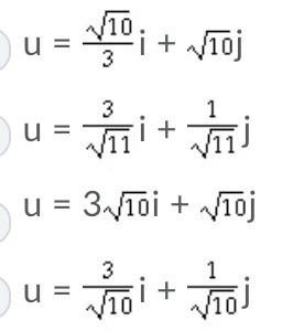 Find the unit vector that has the same direction as the vector v. v = 3i + j (answer-example-1