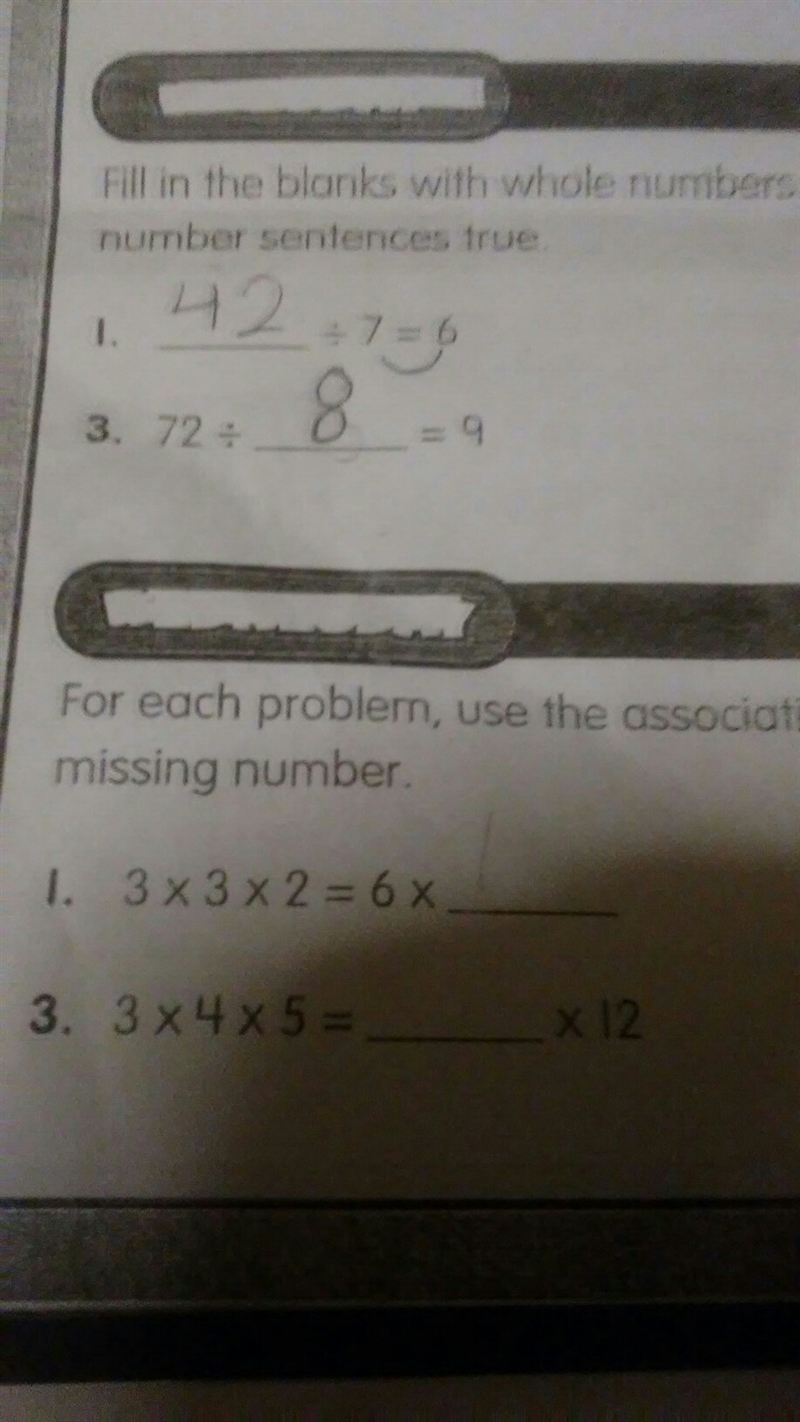 3×3×2=6× whats the answer. using associtive property-example-1