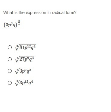 PLEASE HELP ASAP!!! CORRECT ANSWER ONLY PLEASE!!! What is the expression in radical-example-1