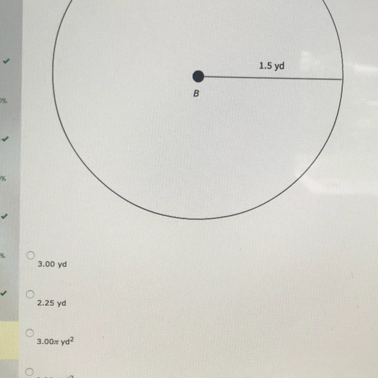 Find the area of circle b in terms of pi-example-1