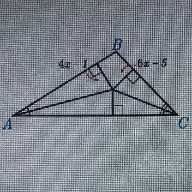 8. Part A: Find the value of x. A. x=2 B. x=3 C. x=4 D. x=6 8. Part B: In the previous-example-1