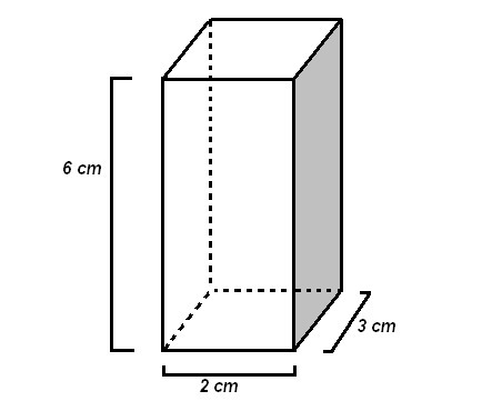 1.What is the volume of this rectangular prism?(picture 1) A) 11 cm3 B) 24 cm3 C) 30 cm-example-1